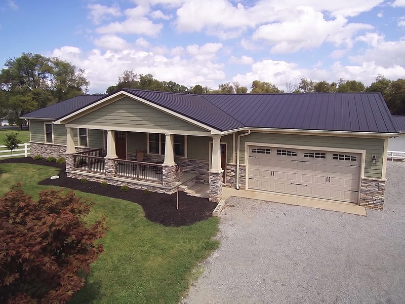 Standing seam metal roof installation in Winston-Salem NC