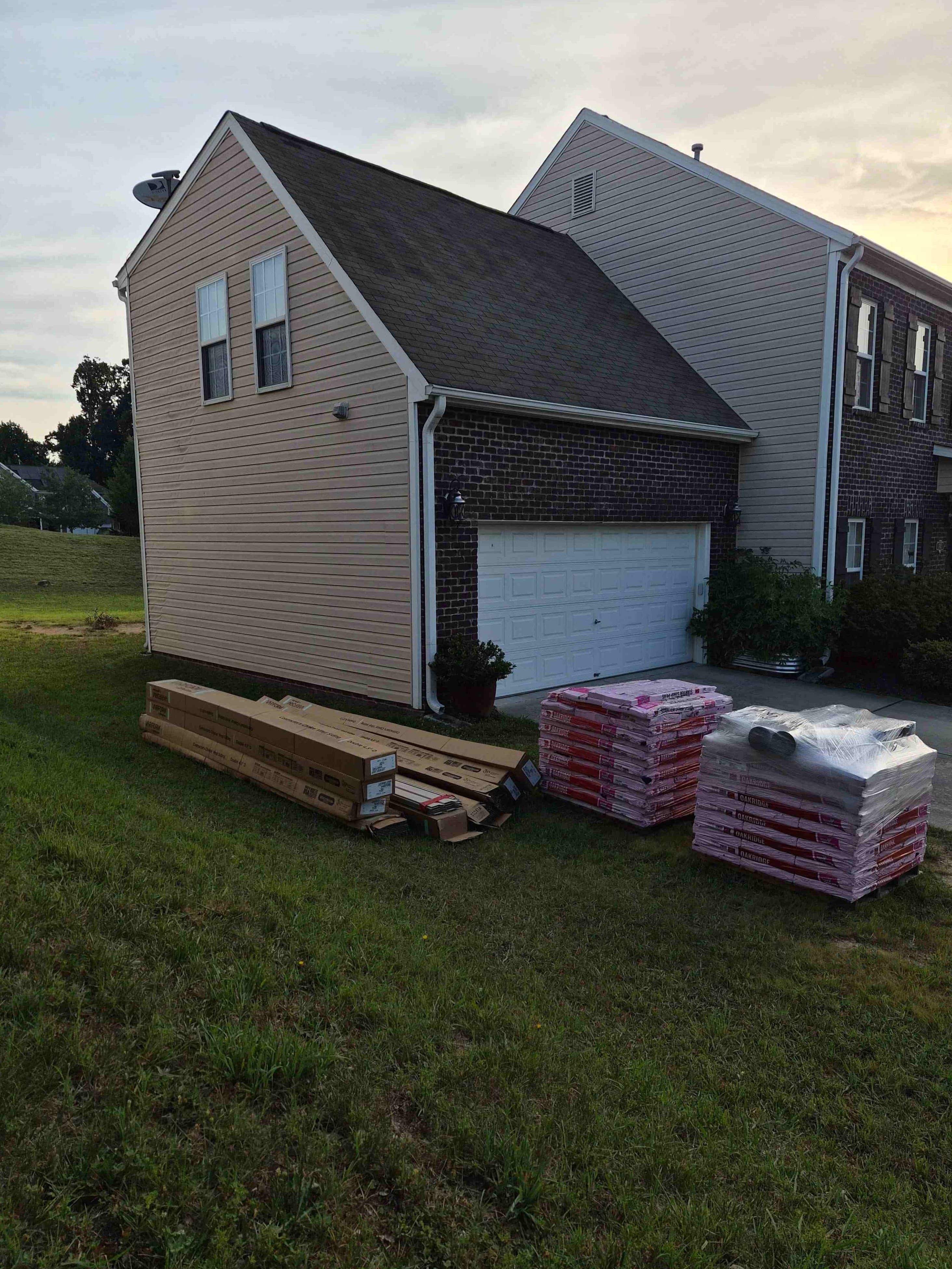 Completed Blue Hat Roofing project 7A in the Winston-Salem NC area